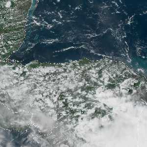météo tropicale : Image satellite .