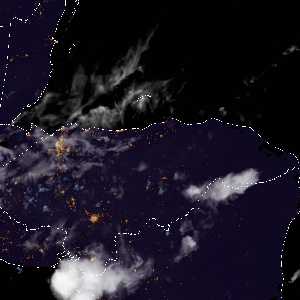 météo tropicale : Image satellite .