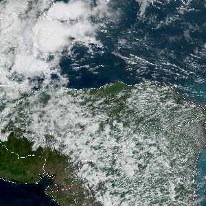 météo tropicale : Image satellite .