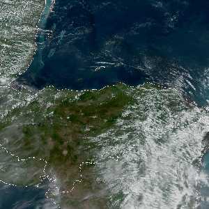 météo tropicale : Image satellite .