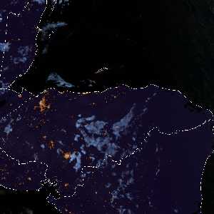 météo tropicale : Image satellite .