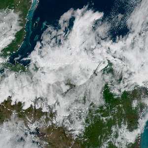 météo tropicale : Image satellite .
