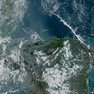 météo tropicale : Image satellite .