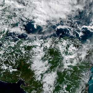 météo tropicale : Image satellite .