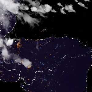 météo tropicale : Image satellite .