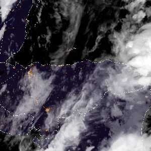 météo tropicale : Image satellite .