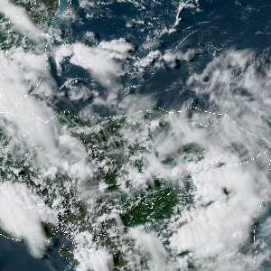 météo tropicale : Image satellite .