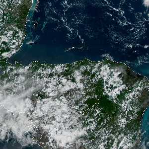météo tropicale : Image satellite .