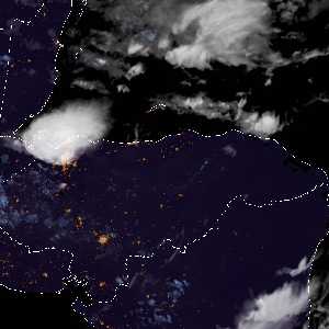 météo tropicale : Image satellite .