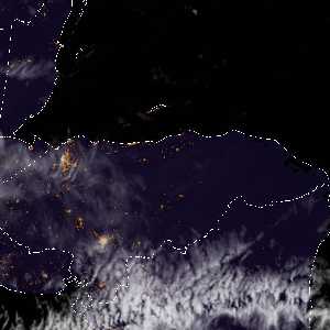 météo tropicale : Image satellite .