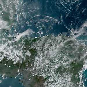 météo tropicale : Image satellite .