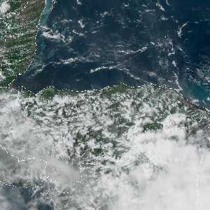 météo tropicale : Image satellite .
