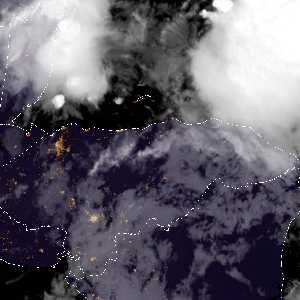 météo tropicale : Image satellite .