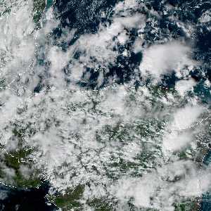 météo tropicale : Image satellite .