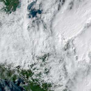 météo tropicale : Image satellite .