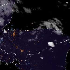 météo tropicale : Image satellite .
