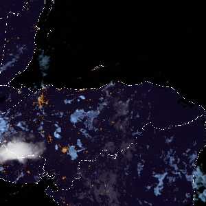 météo tropicale : Image satellite .