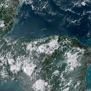 météo tropicale : Image satellite .