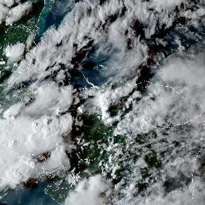 météo tropicale : Image satellite .