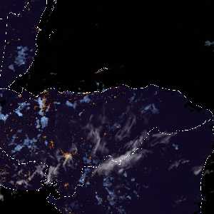 météo tropicale : Image satellite .