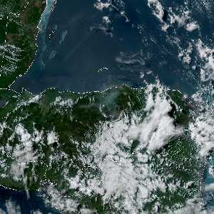 météo tropicale : Image satellite .