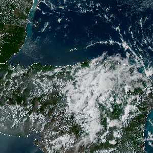 météo tropicale : Image satellite .