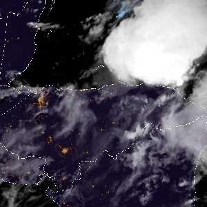 météo tropicale : Image satellite .