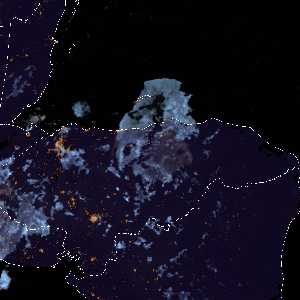météo tropicale : Image satellite .