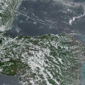 météo tropicale : Image satellite .