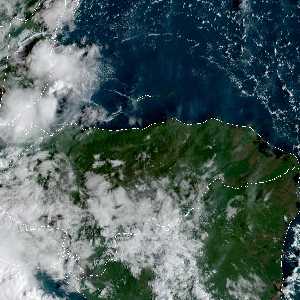 météo tropicale : Image satellite .
