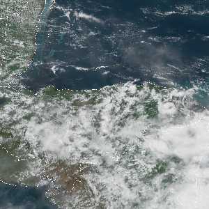 météo tropicale : Image satellite .