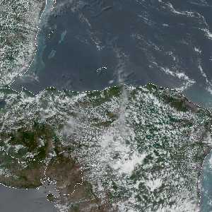 météo tropicale : Image satellite .