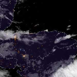 météo tropicale : Image satellite .
