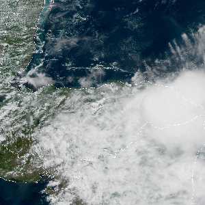 météo tropicale : Image satellite .