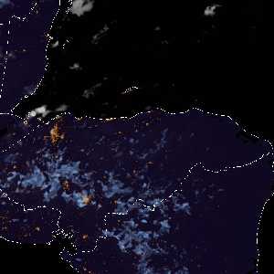 météo tropicale : Image satellite .