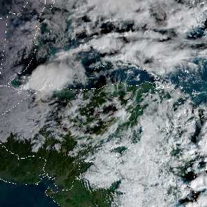 météo tropicale : Image satellite .