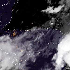 météo tropicale : Image satellite .