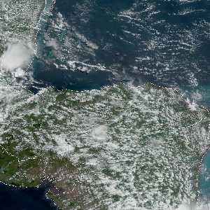 météo tropicale : Image satellite .