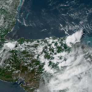 météo tropicale : Image satellite .