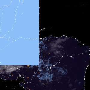 météo tropicale : Image satellite .