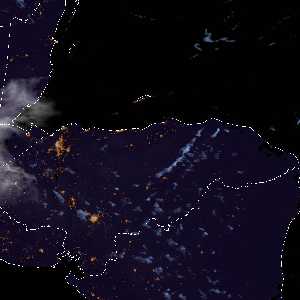 météo tropicale : Image satellite .