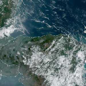 météo tropicale : Image satellite .
