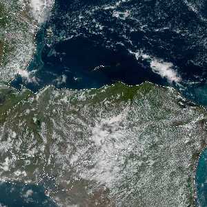 météo tropicale : Image satellite .
