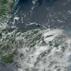 météo tropicale : Image satellite .