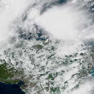 météo tropicale : Image satellite .