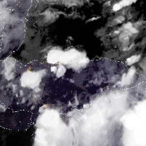 météo tropicale : Image satellite .