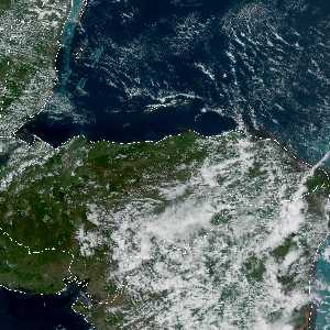 météo tropicale : Image satellite .