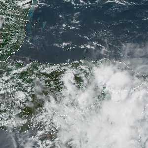 météo tropicale : Image satellite .