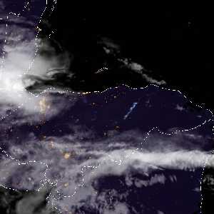 météo tropicale : Image satellite .