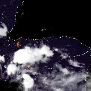 météo tropicale : Image satellite .